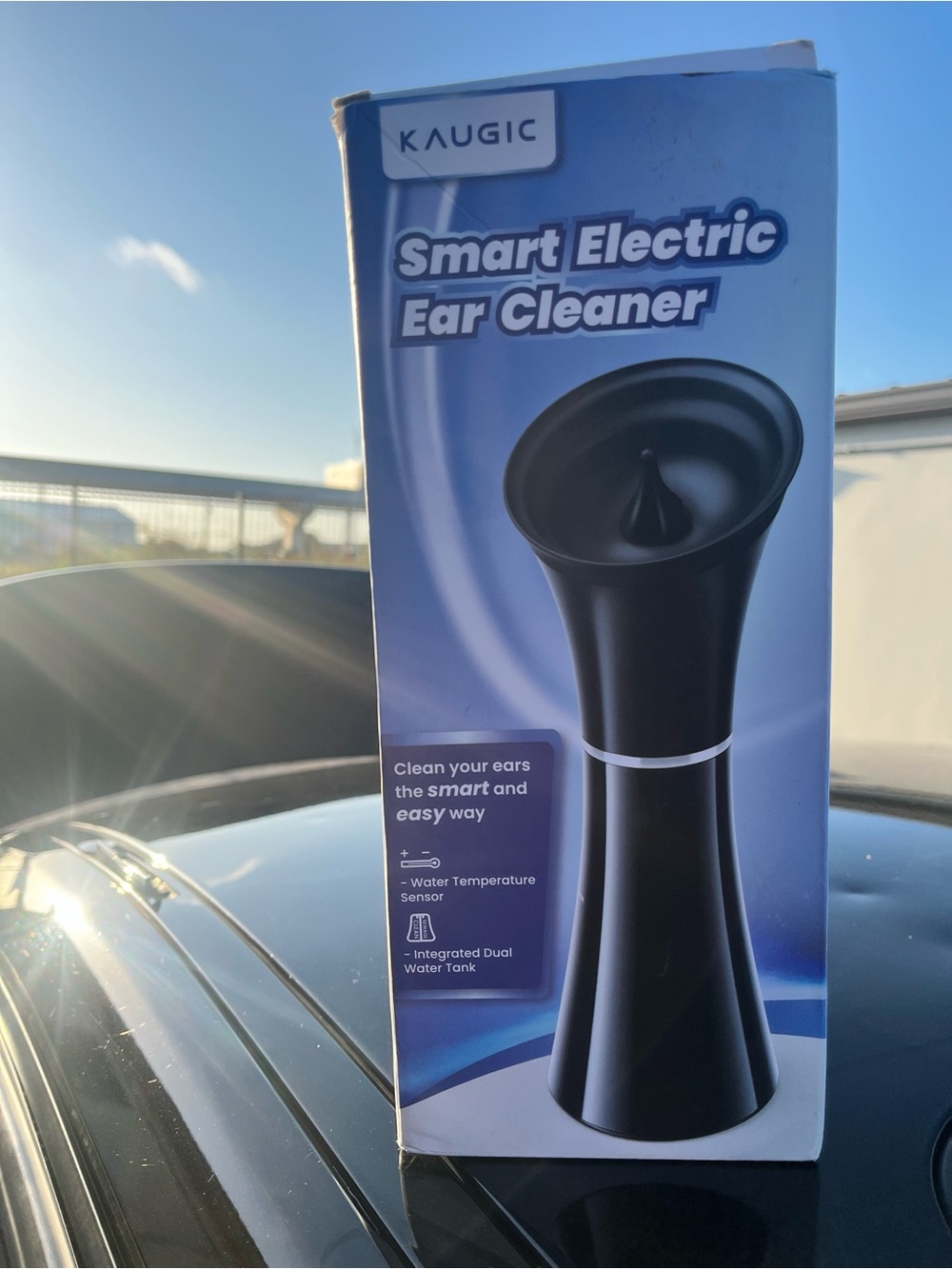 KAUGIC Smart Electric Ear Cleaner - Blue Packaging